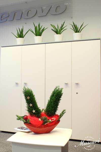 świąteczne dekoracje do biura