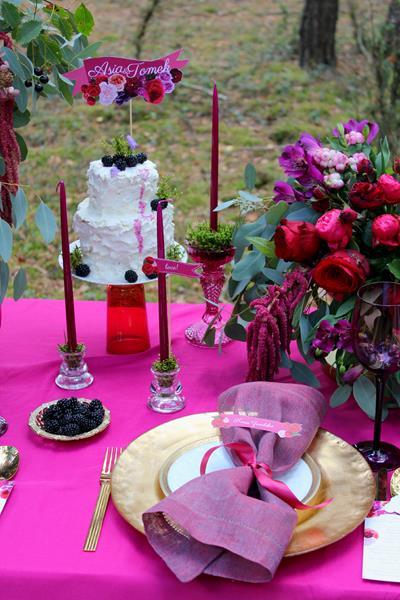 dekoracje ślubne - bukiet kwiatów i ozdoby